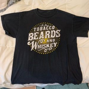 Tobacco, Beards & Whiskey T-Shirt